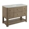 James Martin Vanities Lucian 48" Single Vanity, Pebble Oak w/ 3 CM Victorian Silver Quartz Top D704-V48-PBO-3VSL - alternate 7